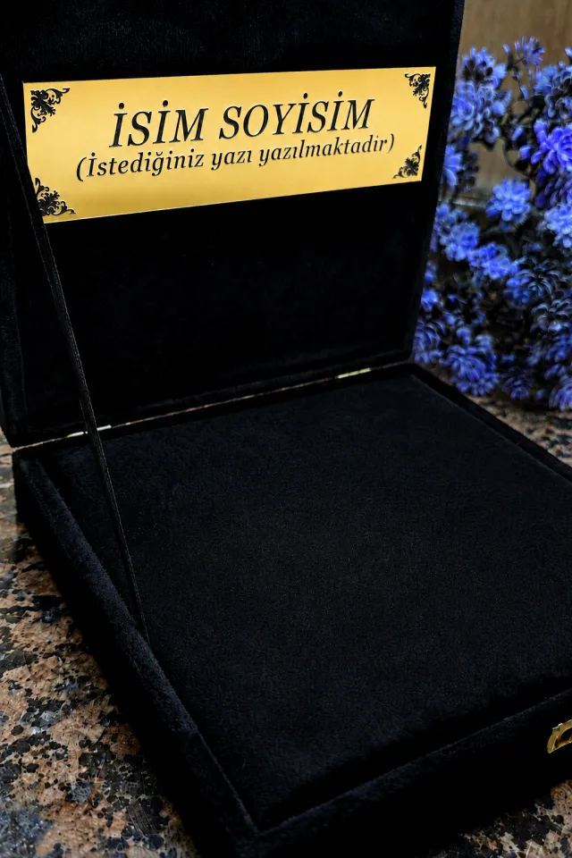 KADİFE Tesbih KUTUSU, Kolye Aksesuar Hediye Kutusu